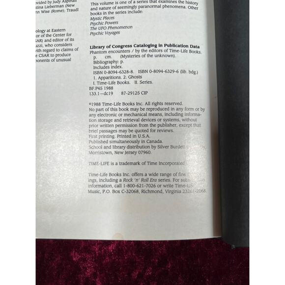 Vintage Coffee Table Book Time Life Mysteries Of The Unknown Phantom Encounters - Picture 4 of 4